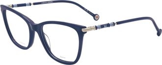 Carolina Herrera Womens 53 mm Blue Opticals
