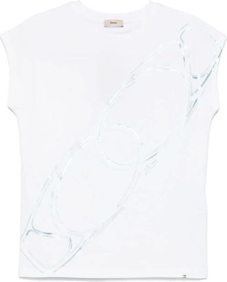 Herno T-shirt con stampa - Bianco