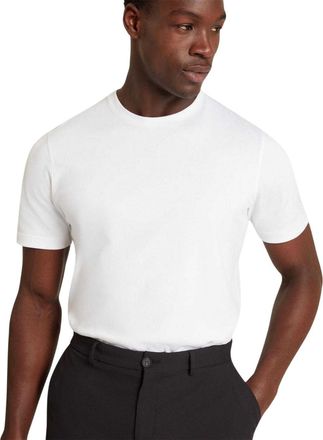 Ted Baker Heren Soft Touch T-shirt met korte mouwen (Wit)