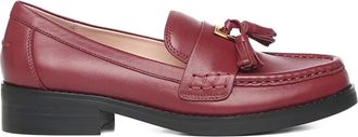Coccinelle tassel detail flat shoes - women - Kid Leather/Kid Leather/Rubber - 37 - Red