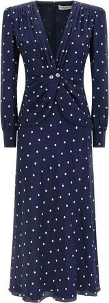 Alessandra Rich Polka Dot Dress
