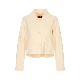 Max Mara Light Jackets, female, Beige, Size: 2XS Trionfo Jacket