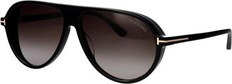 Tom Ford Marcus Zonnebrillen - Heren - Zonnebrillen - Zwart - 60 MM - Accessoires