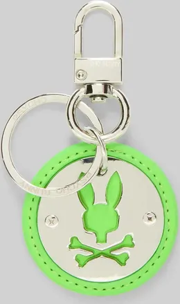Psycho Bunny Disc Keychain 396 GREEN GECKO / O/S