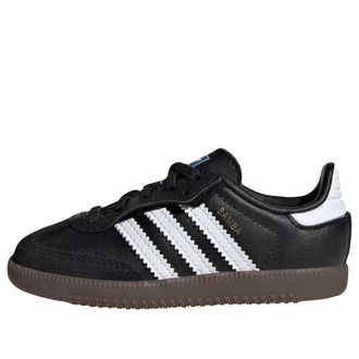 adidas (TD) adidas Samba OG Elastic Lace Black White JQ3192