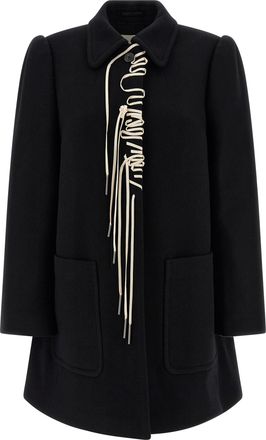 Dries Van Noten Rebela Trench E Impermeabili Nero-Donna