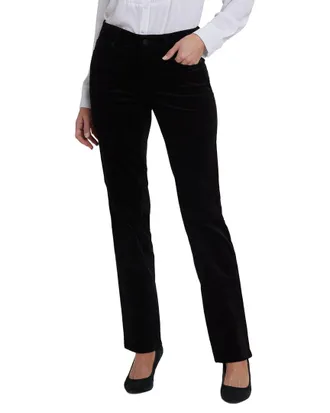NYDJ Marilyn Black Straight Leg Jean