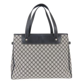 Celine Macadam Black Gray Tote Bag (Pre-Owned)