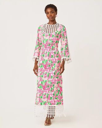 Lilly Pulitzer Strothers Stretch Maxi Shift Caftan