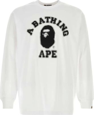 A Bathing Ape T-shirt met lange mouwen - Wit