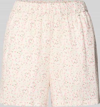 Pieces Regular Fit Shorts aus reiner Viskose Modell BARRI in Weiss, Gr&ouml;&szlig;e XL