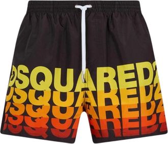 Dsquared2 Uomo, Costumi da bagno, Nero, S, new