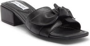 Steve Madden Catumm Bow Slide Sandal in Black at Nordstrom Rack, Size 8.5