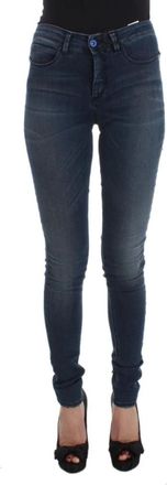 Costume National Skinny Jeans - Dames - Skinny Jeans - Blauw - W26 - Katoen - Jeans