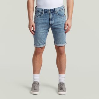 G-Star 3301 Slim Short - Lichtblauw - Heren