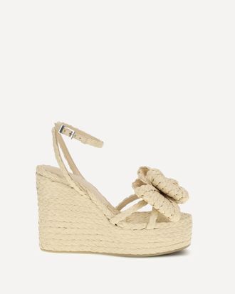 Mach & Mach Sandali Le Cadeau in rafia con zeppa Woman 36.5