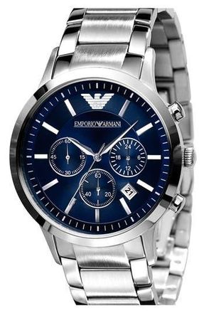 Emporio Armani Stainless Steel Bracelet Watch, 43mm at Nordstrom Rack