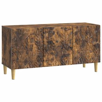 vidaXL Mueble De Tv 99 X 34,5 X 50 Cm Roble Ahumado Vidaxl