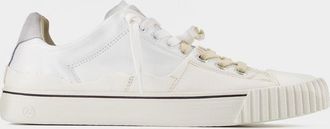 Maison Margiela Evolution Lage Top Wit Leren Sneakers