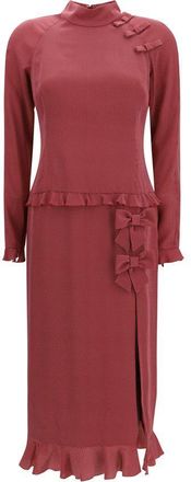 Alessandra Rich Silk Casual Womens Dress
