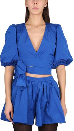 Red Valentino Taffeta Top-Donna