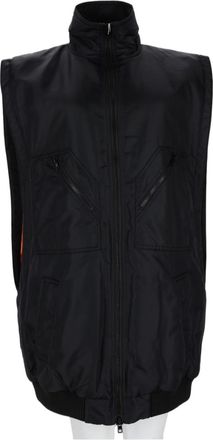 Maison Margiela Padded High Collar Vest with Zippered Pockets