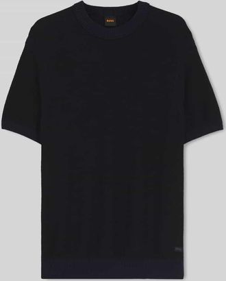 Boss Orange by Hugo Boss BOSS Orange Regular Fit Pullover aus Baumwoll-Mix Modell KANTONIO in Marine, Gr&ouml;&szlig;e XXXL