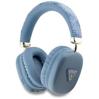 OEM Auriculares Supraaurales Bluetooth Guess 4g Con Logotipo Triangular Azul