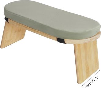 OEM Banco De Meditaci&oacute;n, Dise&ntilde;o Ergon&oacute;mico, Plegable Y Port&aacute;til, Verde Claro
