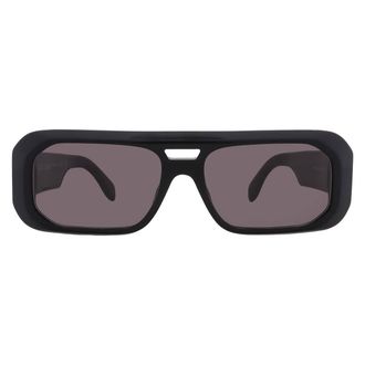 Palm Angels WILLOW Dark Grey Rectangular Mens Sunglasses PERI102 1007 57