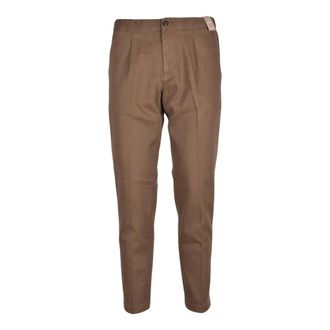AT.P. CO Wardrobe pantalon - Heren - Broeken - Bruin - Maat: S Katoen