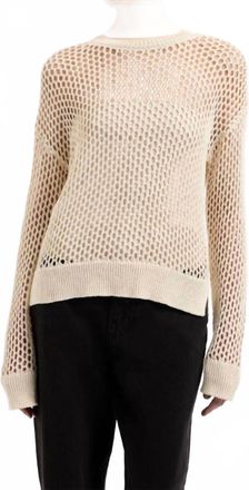 Nude Lucy Garcia Crochet Knit Top In Natural