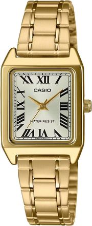 Casio Womens Gold Analog Watch with Roman Numerals Steel Bracelet - LTP-V007G-9BUDF