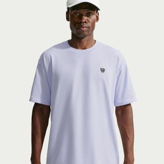 Nike Mens Dri-FIT Loose Golf T-Shirt in Purple | IH2059-568