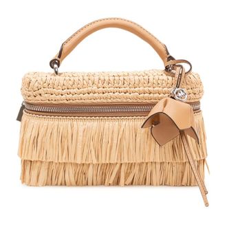 Michael Kors Handbags, female, Beige, Size: ONE SIZE Fringed Shoulder Bag