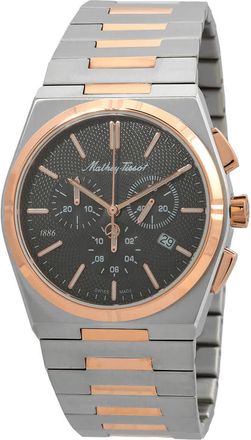 Mathey-Tissot Zeus Chronograph Quartz Black Dial Mens Watch H118CHRS