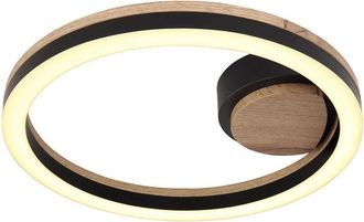 Globo Lighting plafón - Beatrix - negro - metal - Ø 30cm - LED - 67298D