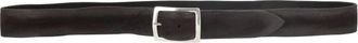Orciani Jacht Dubbel Omkeerbare Leren Riem 3-5 cm - Dames - Riemen - Bruin - 95 CM - Leer - Accessoires