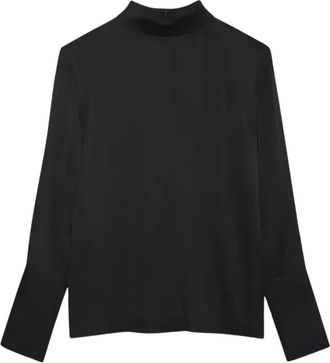 Anine Bing Shirt - Dames - Blouses - Zwart - S - Overhemden