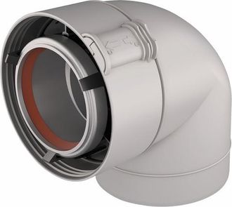 Ubbink Codo 90&deg; Aluminio/pvc Blanco Ubbink 227521 - Ubbink : 229521
