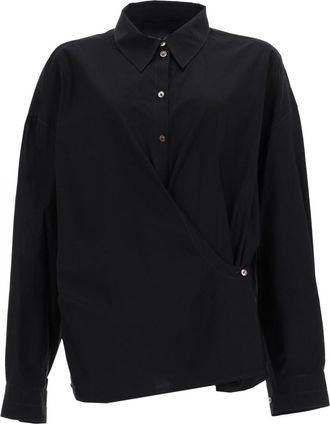 Christophe Lemaire Straight Collar Twisted Shirt