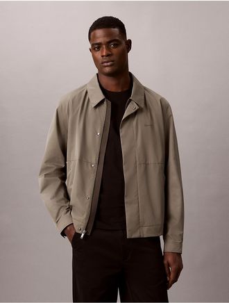 Calvin Klein Mens Nylon Classic Blouson Jacket - Green - XL