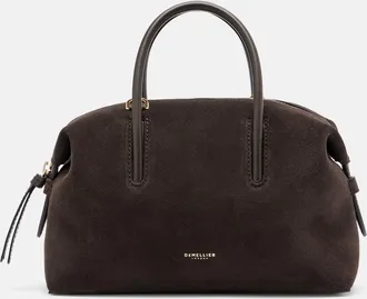 DeMellier Stockholm Small suede top-handle bag