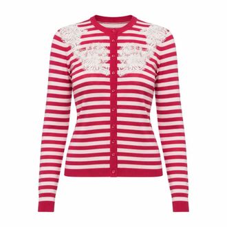 Dolce & Gabbana C&aacute;rdigan con Ribete - Knitwear - Mujer - Multicolor - M