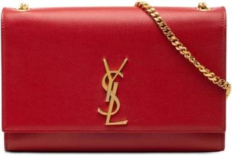 Saint Laurent Pre-owned Cross Body Bags, female, Red, Size: ONE SIZE Pre-owned Crossbody Bag