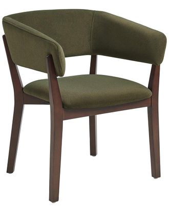 Manhattan Comfort Blake Dining Armchair With Beech Wood Legs