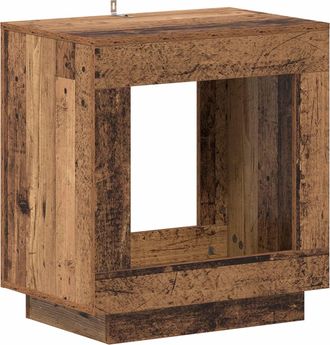 vidaXL Mesa Lateral Madera Envejecida 60 X 40 X 65 Cm Vidaxl