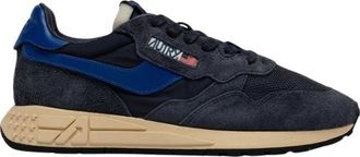 Autry Heren Reelwind Low sneaker van su&egrave;de Blauw - Heren - Sneakers - Blauw - 44 EU - Su&egrave;de - Schoenen
