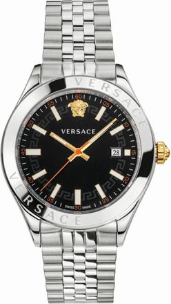 Versace Hellenyium Watch - Heren - Horloges - Grijs - ONE Size - Accessoires