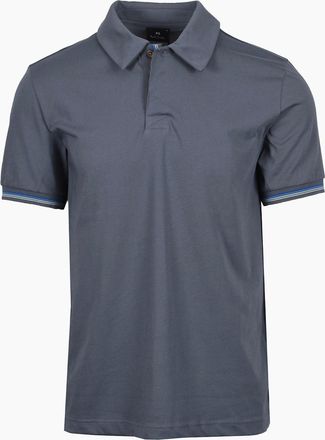 Paul Smith Mens PAUL SMITH REG FIT SS POLO GREY - Size: 38